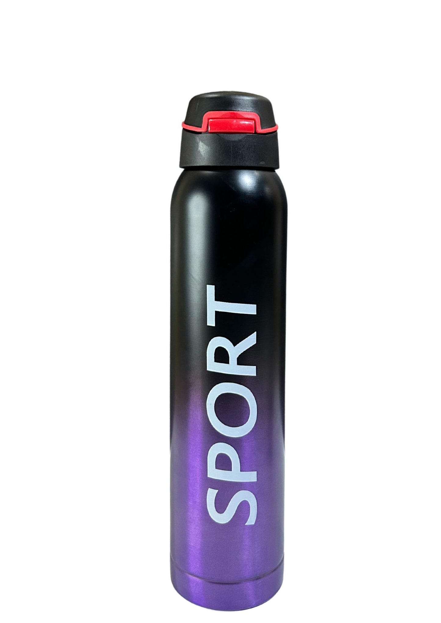 650ml Stainless Steel Double Wall Vacuum Flask, Sports Water Bottle, With Straw