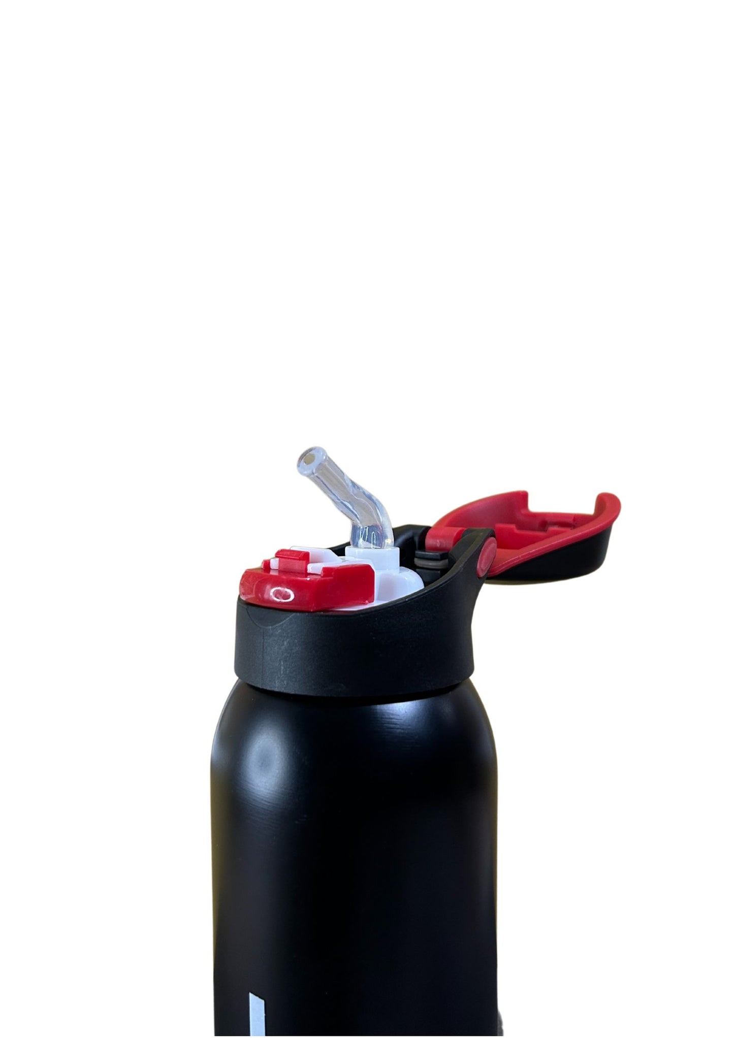650ml Stainless Steel Double Wall Vacuum Flask, Sports Water Bottle, With Straw