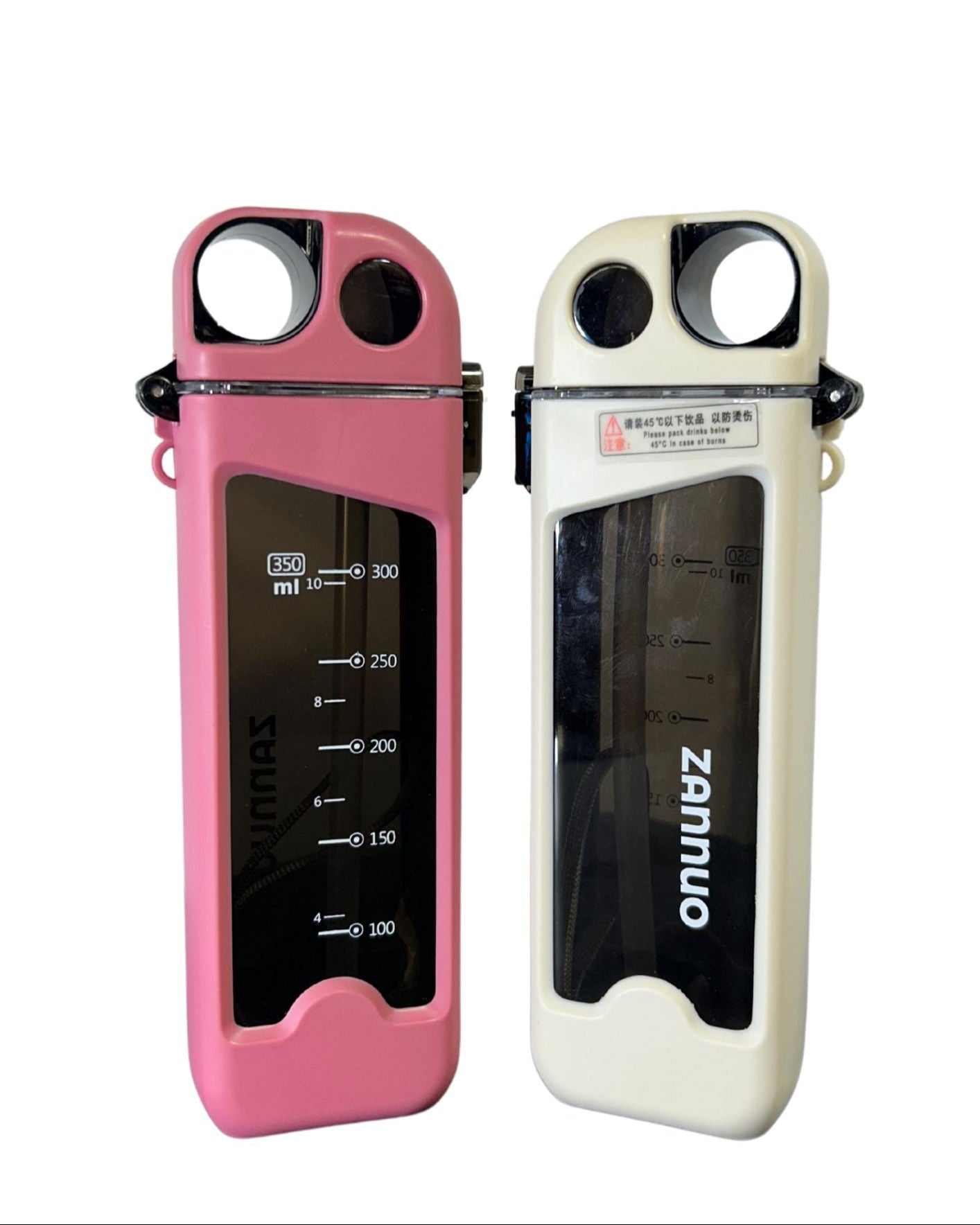 SipVault 350 – Lockable Square Straw Bottle